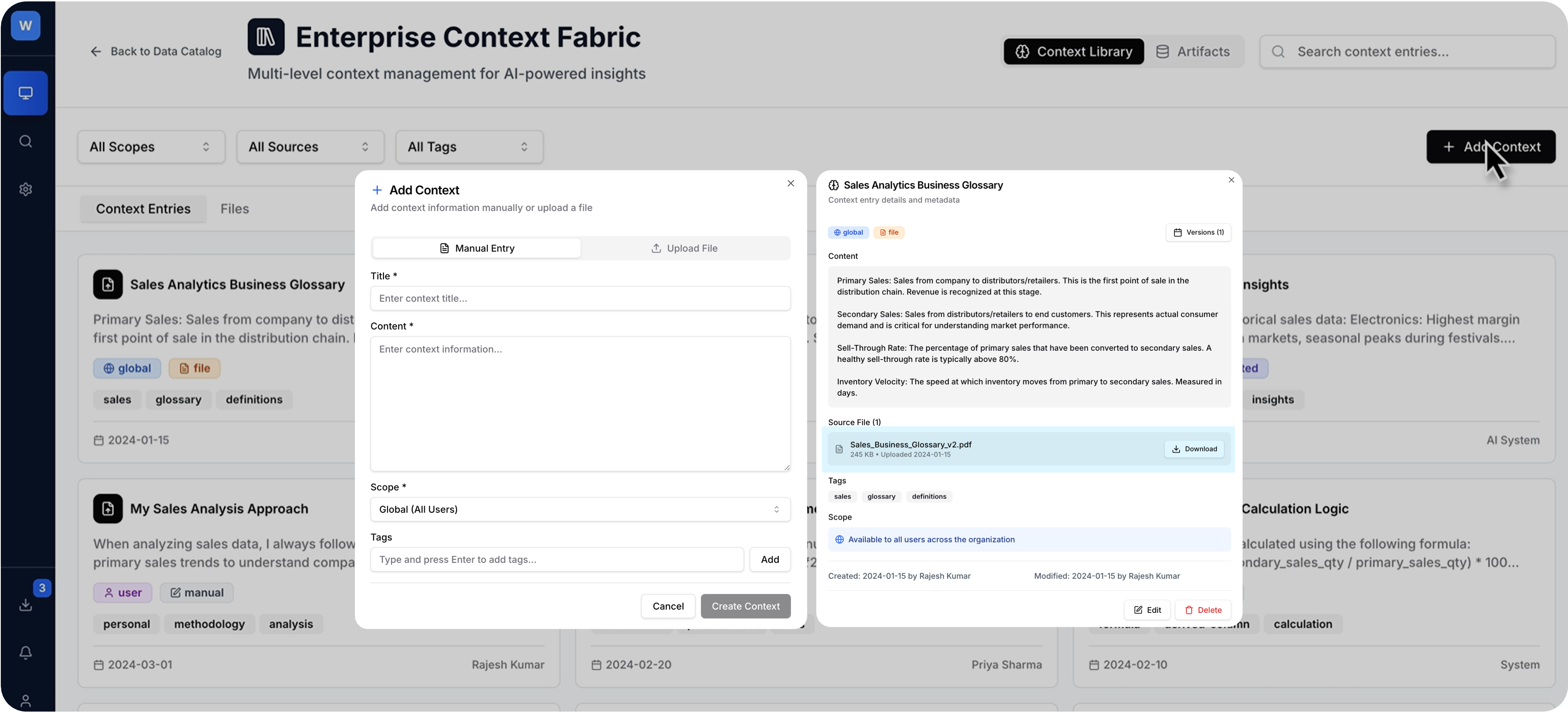 Multi-Source Context Enrichment